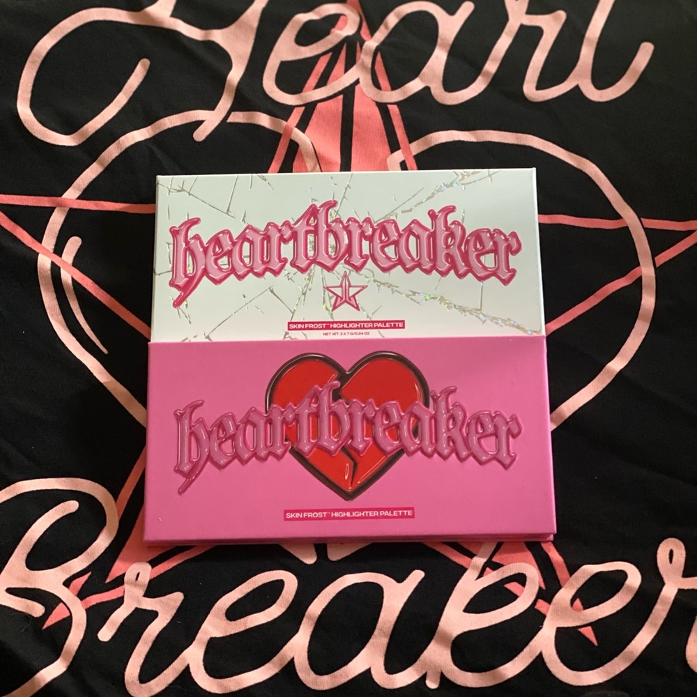NIB Jeffree Starr Exclusive Heartbreaker Skin Frost Highlighter Palette